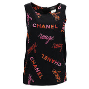 Chanel Sleeveless Tank Top Black 96P #34