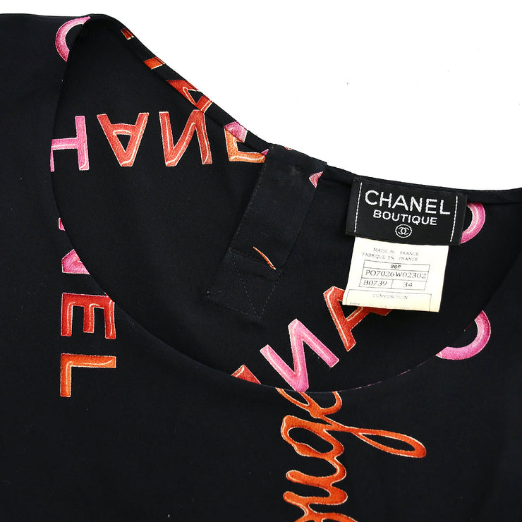 Chanel Sleeveless Tank Top Black 96P #34