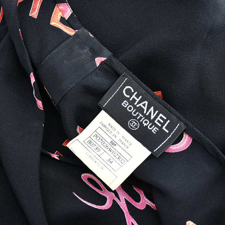 Chanel Sleeveless Tank Top Black 96P #34