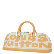 Louis Vuitton 2001 Beige Graffiti Alma Horizontal Handbag M92176