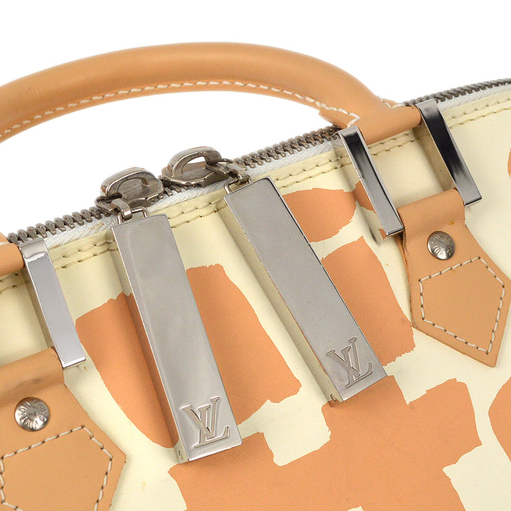 Louis Vuitton 2001 Beige Graffiti Alma Horizontal Handbag M92176