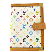 Louis Vuitton 2006 Multicolor Agenda PM Note Book Cover R20896 Small Good