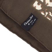 Christian Dior Trotter Scarf Brown Small Good