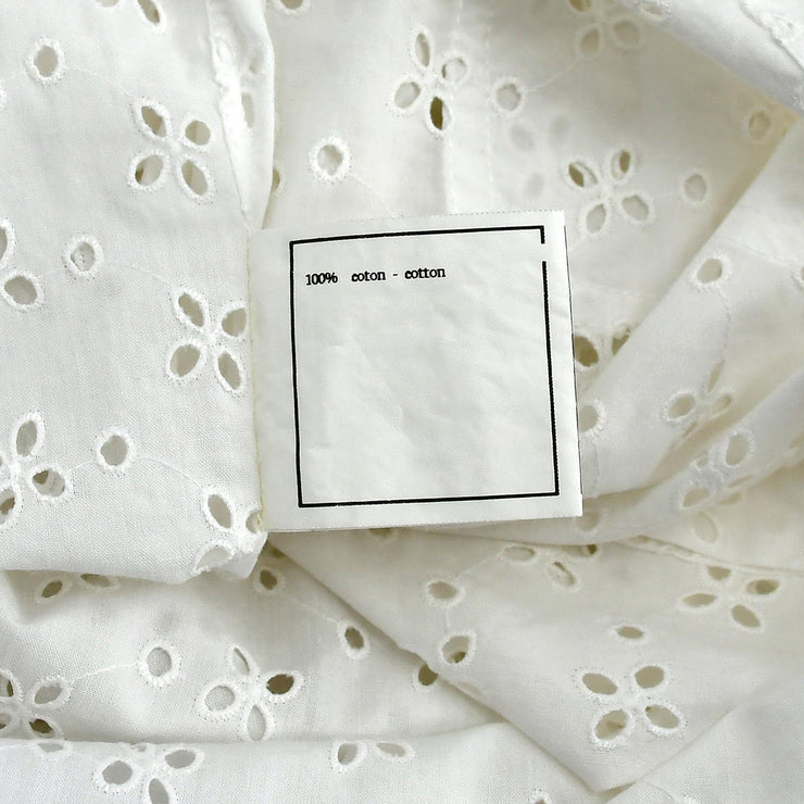 Chanel Shirt Blouse White #36