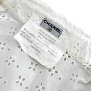 Chanel Shirt Blouse White #36