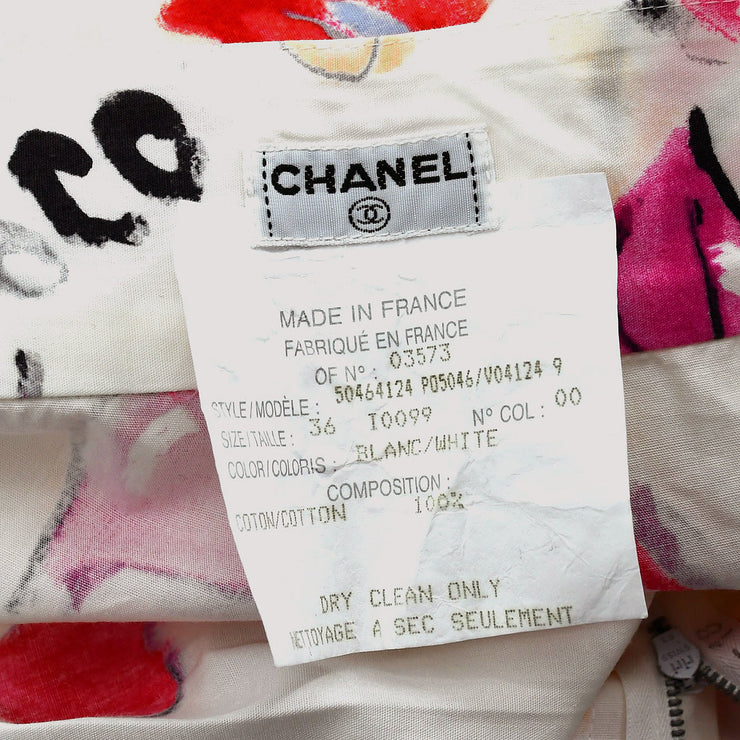 Chanel Lip Short Pants White #36