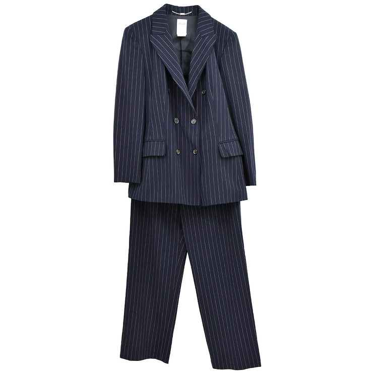 Celine Setup Suit Jacket Pants Navy #40