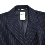 Celine Setup Suit Jacket Pants Navy #40