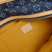 Louis Vuitton 2006 Blue Monogram Denim Cabas Raye GM 2way Tote M95336