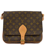 Louis Vuitton 1996 Monogram Cartouchiere GM Shoulder Bag M51252