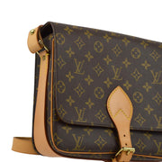 Louis Vuitton 1996 Monogram Cartouchiere GM Shoulder Bag M51252