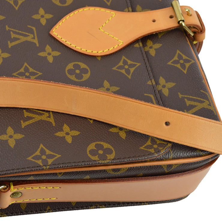 Louis Vuitton 1996 Monogram Cartouchiere GM Shoulder Bag M51252