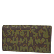 Louis Vuitton 2001 Monogram Graffiti Portefeuille Sarah Wallet M92188