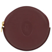 Cartier Coin Purse Wallet Bordeaux