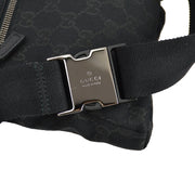 Gucci Black GG Waist Bum Bag