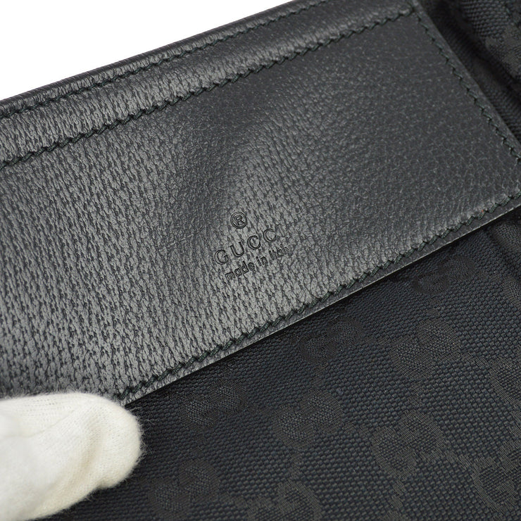 Gucci Black GG Waist Bum Bag