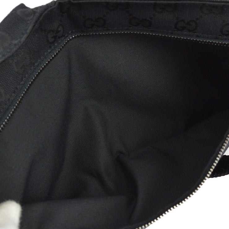 Gucci Black GG Waist Bum Bag