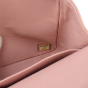 Chanel 2003-2004 Pink Caviar Medium Classic Double Flap Shoulder Bag