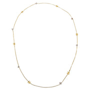 Chanel CC Stone Gold Chain Necklace 97A