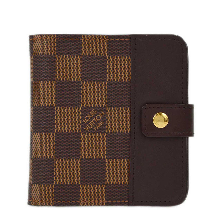 Louis Vuitton 2006 Damier Compact Zip Wallet N61668