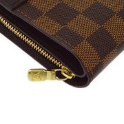 Louis Vuitton 2006 Damier Compact Zip Wallet N61668