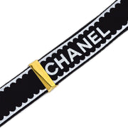 Chanel Black Suspenders Small Good