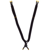 Chanel Black Suspenders Small Good