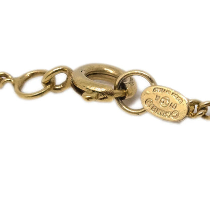 Chanel Pink CC Pendant Necklace 01A