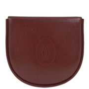 Cartier Coin Purse Wallet Bordeaux