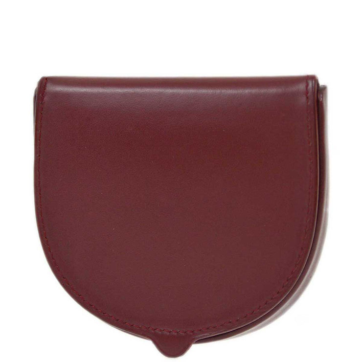 Cartier Coin Purse Wallet Bordeaux