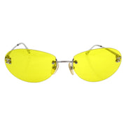 Chanel Sunglasses Eyewear Yellow Small Good