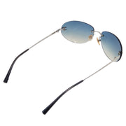 Chanel Sunglasses Eyewear Blue Small Good