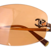 Chanel Sunglasses Eyewear Orange Small Good