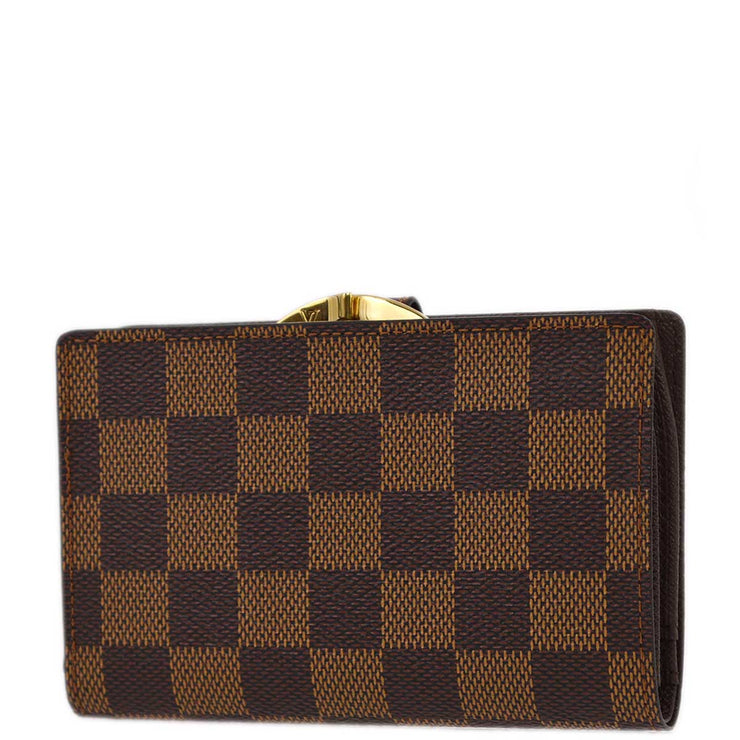 Louis Vuitton 2004 Damier Porte Monnaie Viennois Wallet Purse N61663