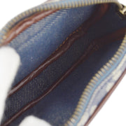 Celine Blue Denim Macadam Belt Bum Bag