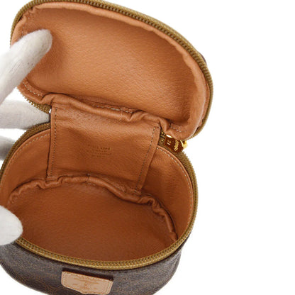 Celine Brown Macadam Vanity Handbag