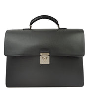 Louis Vuitton 2006 Black Taiga Robusto 2 Briefcase Handbag M31042