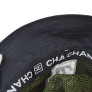 Chanel Black Sport Line Bucket Hat #M Small Good