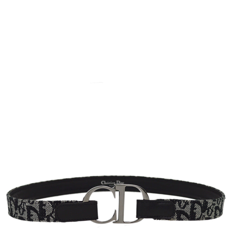 Christian Dior 2002 Trotter Belt Black #75