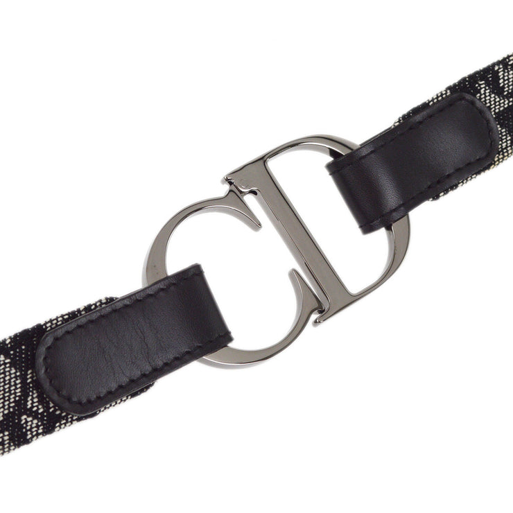 Christian Dior 2002 Trotter Belt Black #75