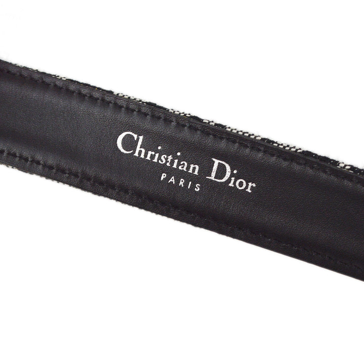 Christian Dior 2002 Trotter Belt Black #75