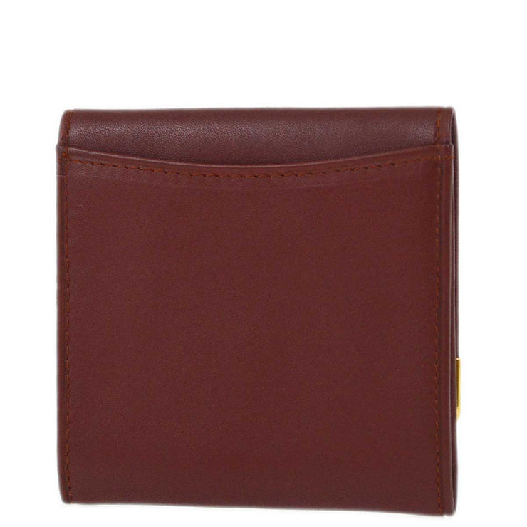 Cartier Coin Purse Wallet Bordeaux