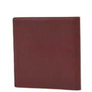 Cartier Bifold Wallet Purse Bordeaux