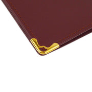 Cartier Bifold Wallet Purse Bordeaux