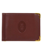 Cartier Bill Purse Wallet Bordeaux