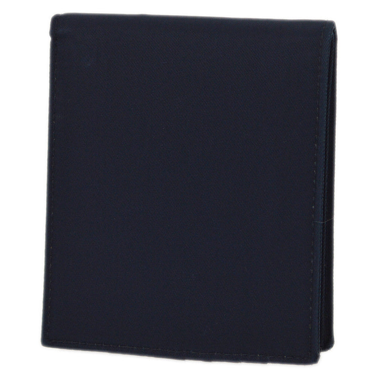 Prada Navy Nylon Bifold Wallet