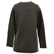 Fendi Zucca Long Sleeve Top Brown #40