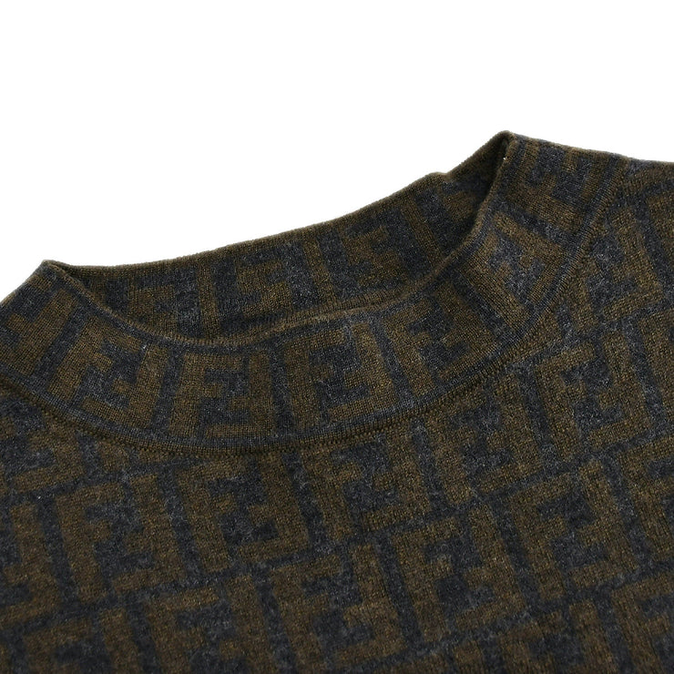 Fendi Zucca Long Sleeve Top Brown #40