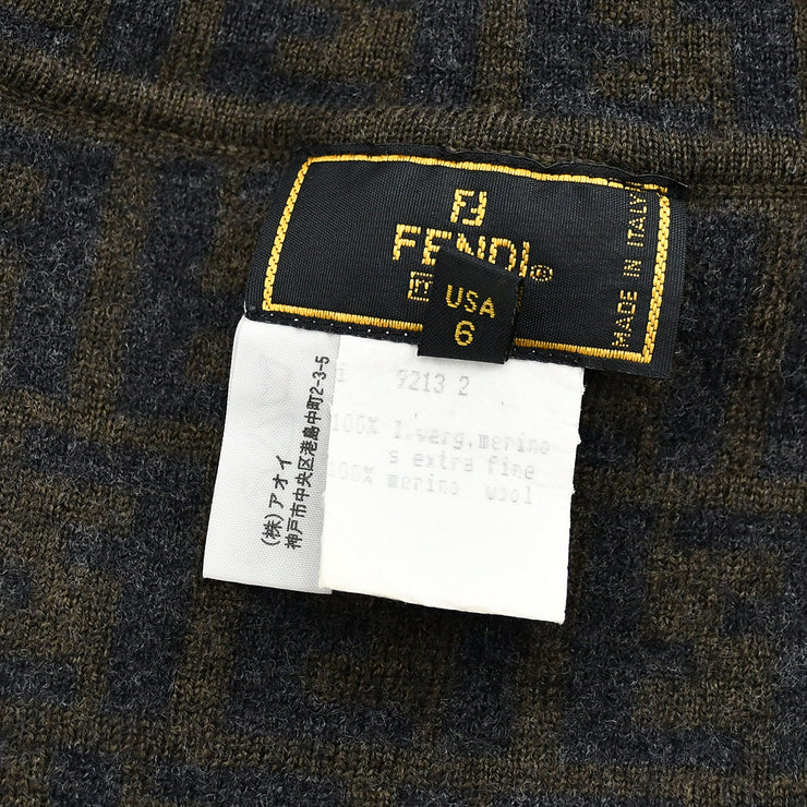 Fendi Zucca Long Sleeve Top Brown #40