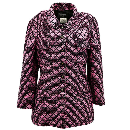 Chanel Jacket Pink 95A #44